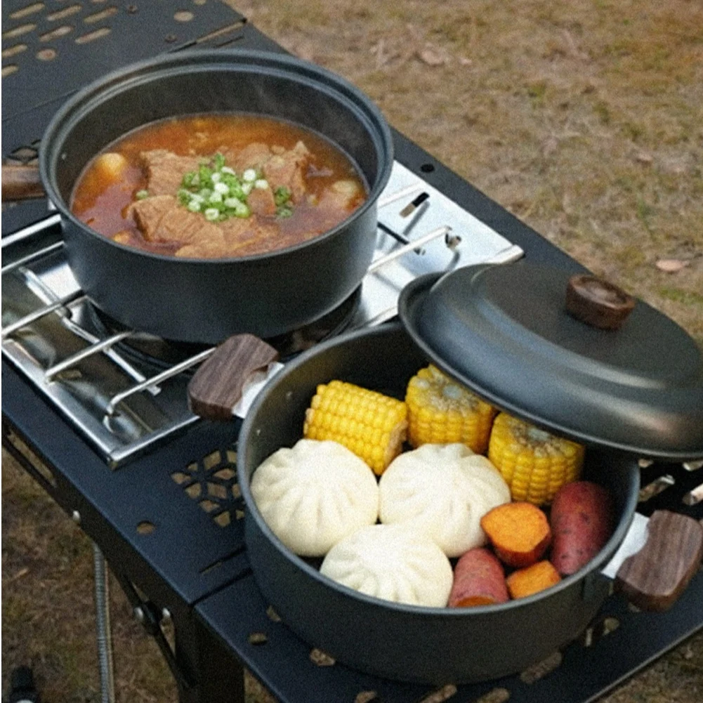 3L Camping Cooking Pot Set Alu - Camping Outdoor Cooking Set 评论和价格