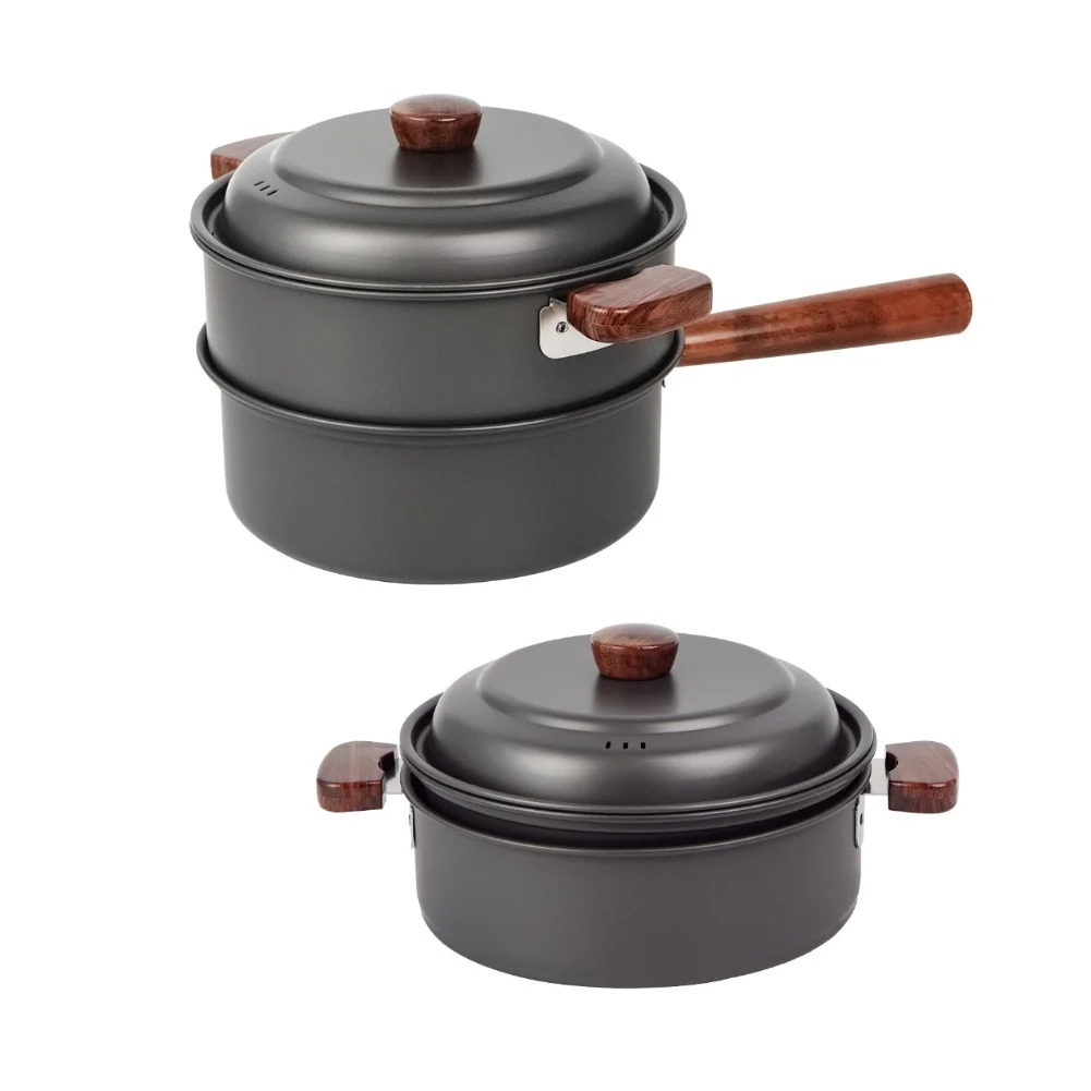 3L Camping Cooking Pot Set Alu - Camping Outdoor Cooking Set 评论和价格