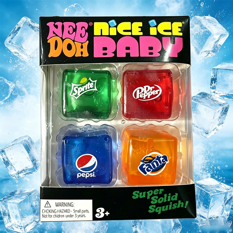 New/// Set Squishy Needoh Nice - Fire Starter Cube 评论和价格