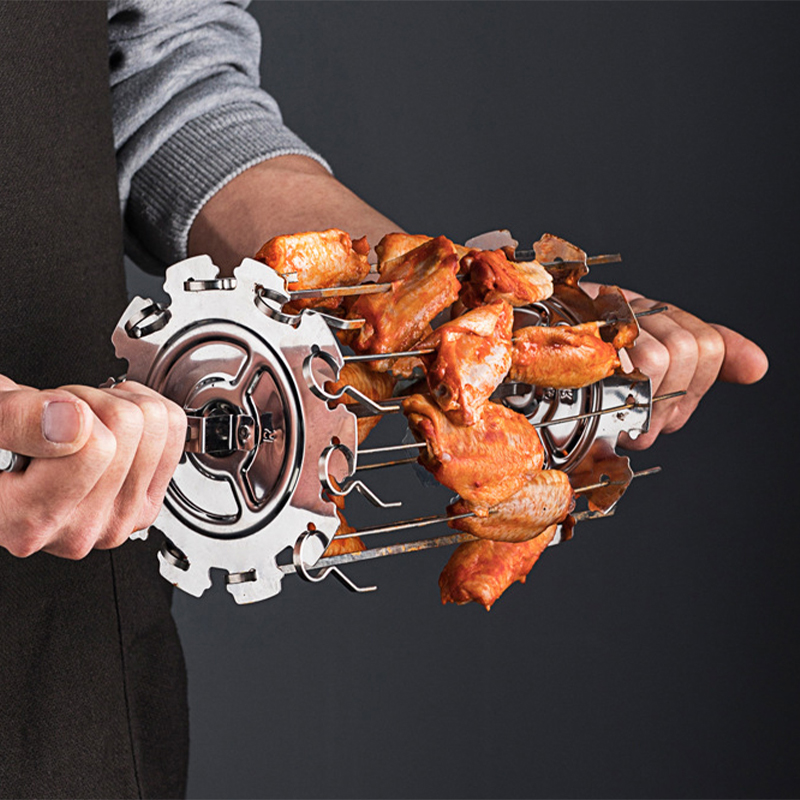 1Set Stainless Steel BBQ Kebab - Camping Cooking Candle 评论和价格