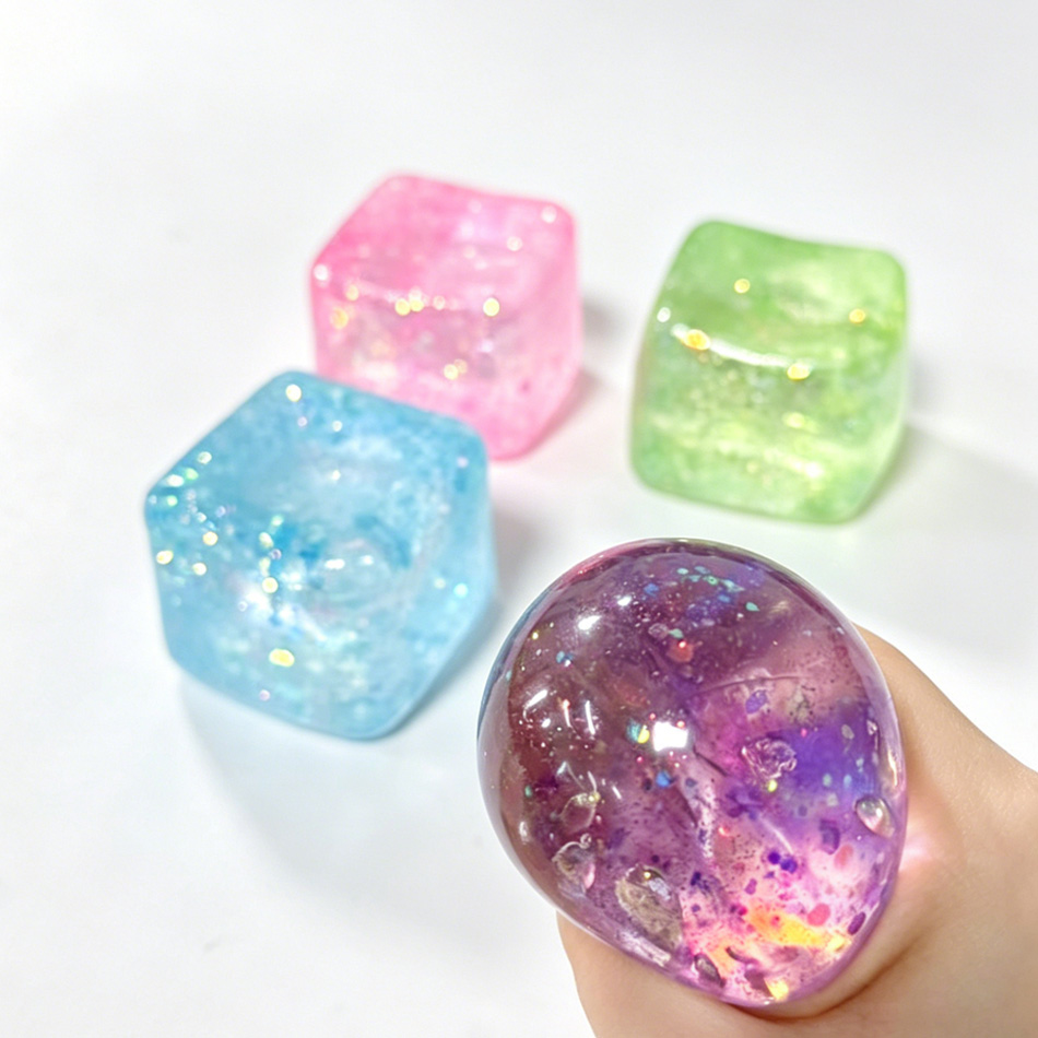 Colorful Glitter Stress Cube T - Fire Starter Cube 评论和价格