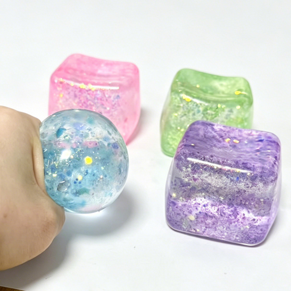 Colorful Glitter Stress Cube T - Fire Starter Cube 评论和价格