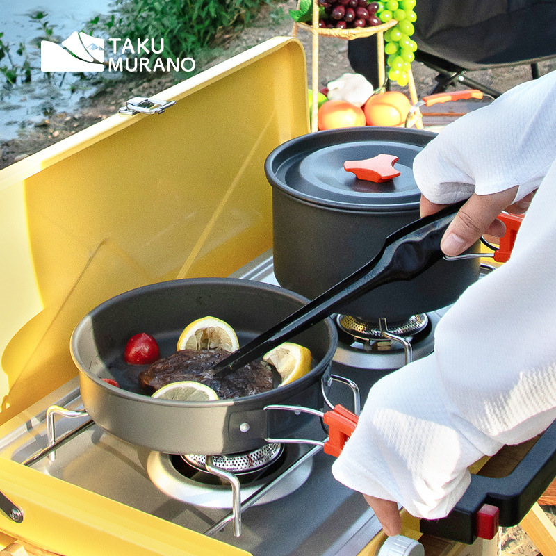 Camping Cookware Set Outdoor C - Camping Cooking Pack 评论和价格