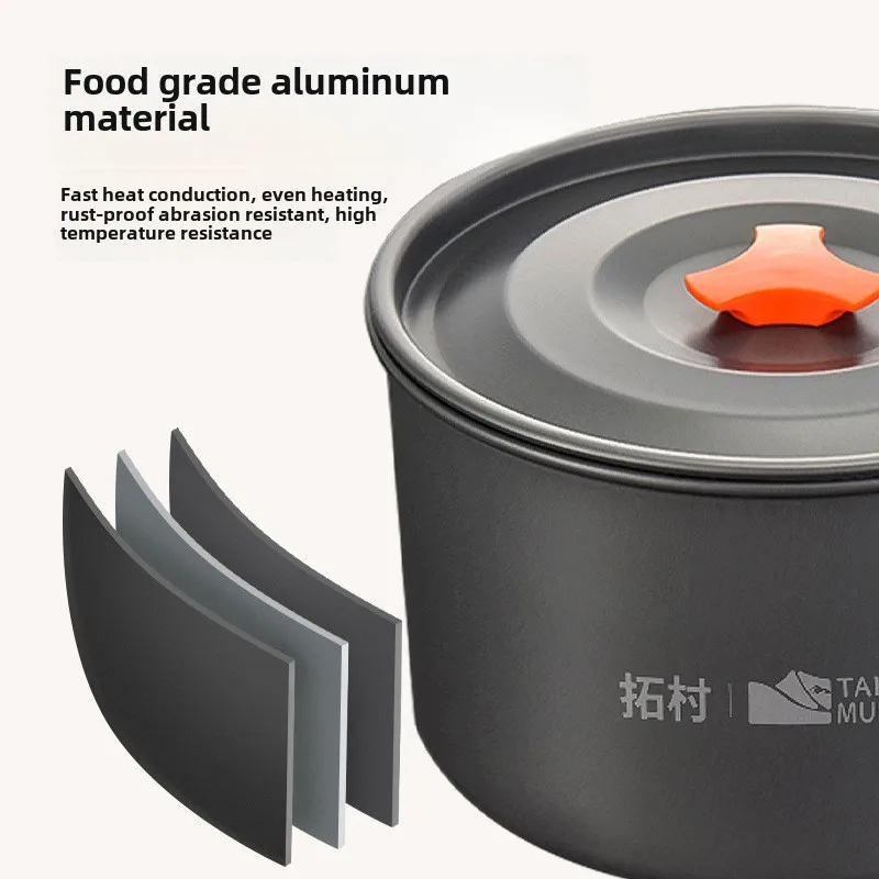 Camping Cookware Set Outdoor C - Camping Cooking Pack 评论和价格