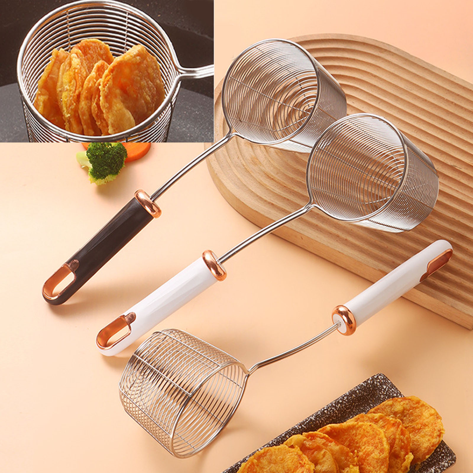 Fine Wire Mesh Food Strainer K - Camping Cooking Noodles 评论和价格