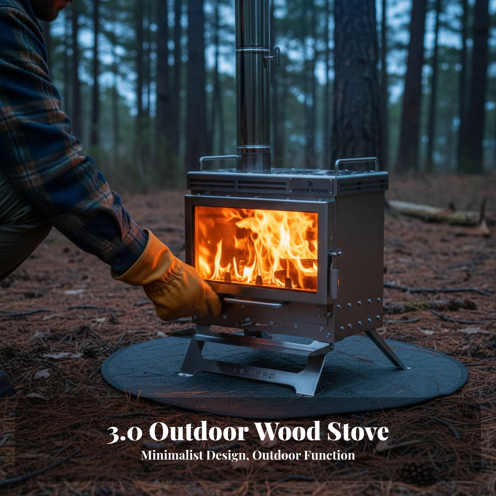 GreenStove Fire Pit 33rd Gen C - Camping Cooking Fire Pit 评论和价格