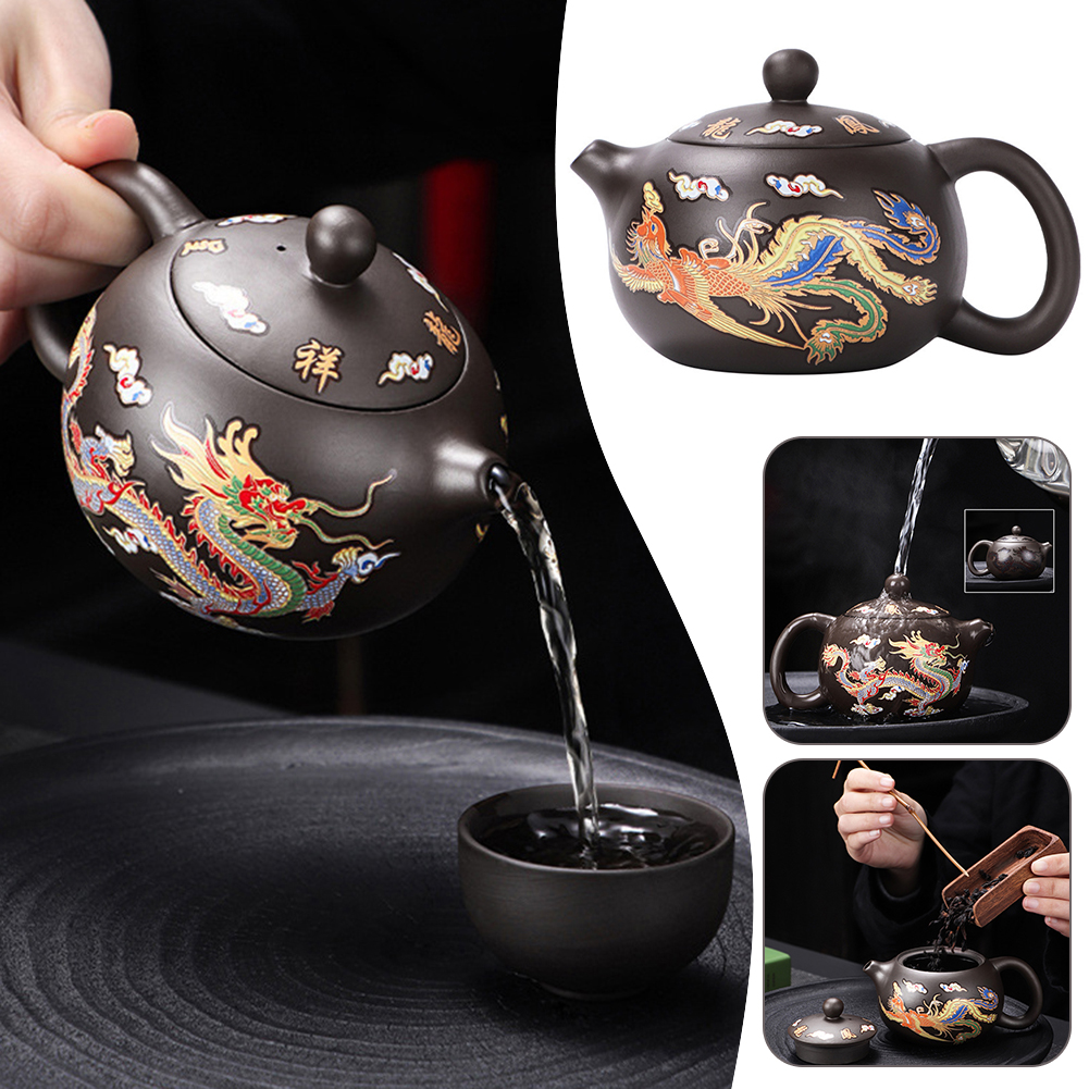 135-350ml Dragon Teapot Chines - Camping Cooking Gear 评论和价格