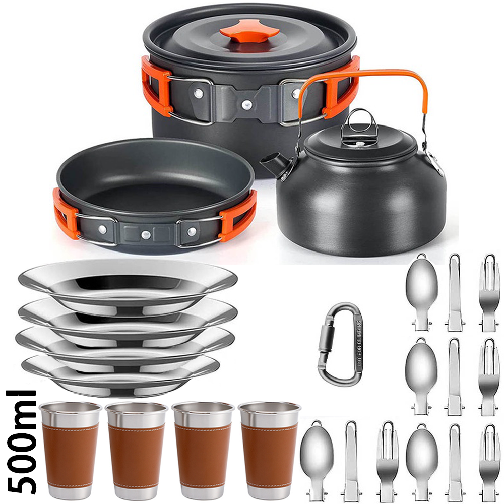 Outdoor camping cooking set, n - Camping Cooking Pack 评论和价格