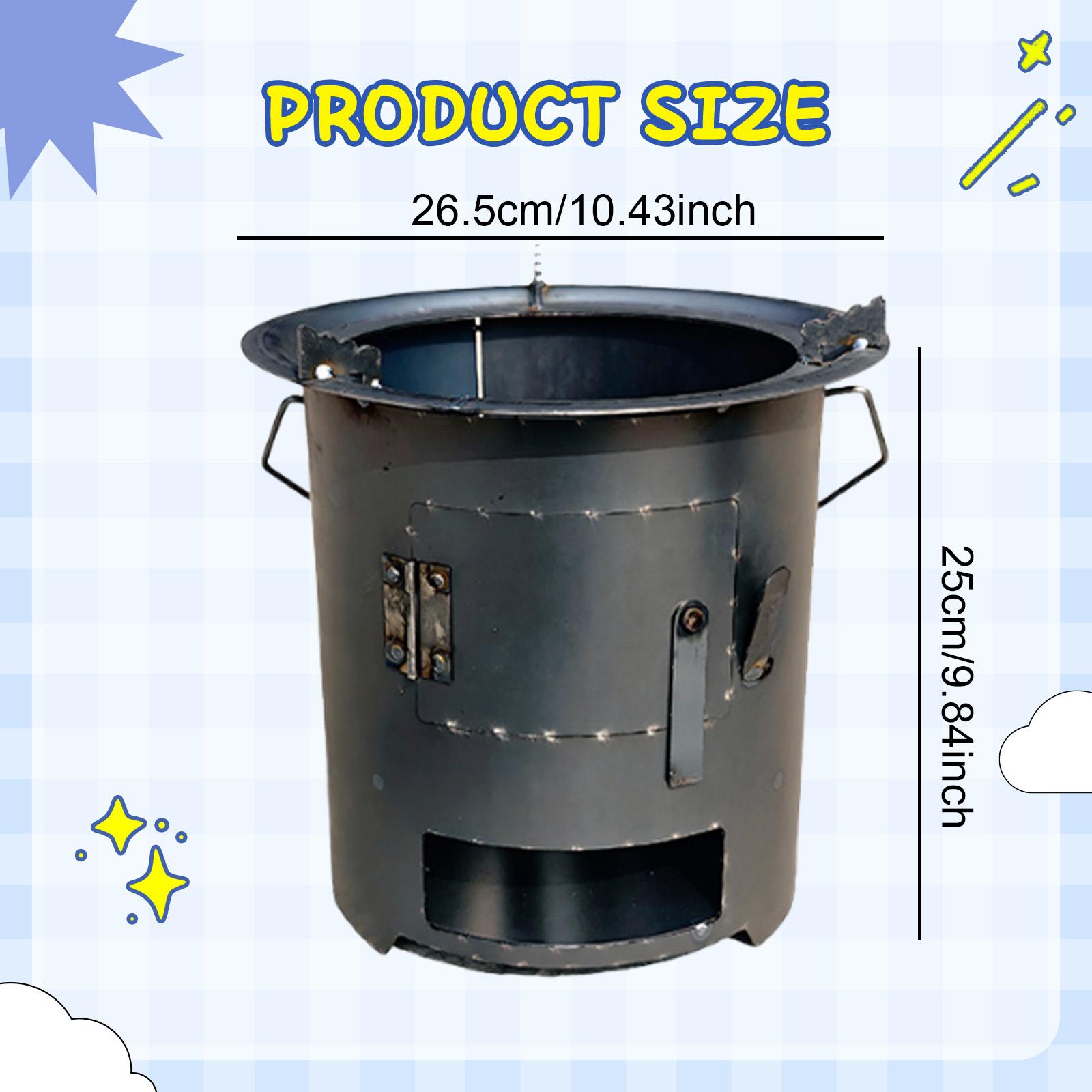 Wood Burning Furnace Cookware  - Camping Cooking Fire Pit 评论和价格