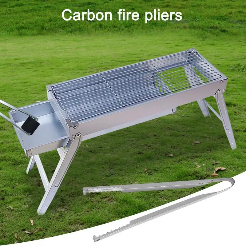 Grilling Tongs Charcoal Tong P - Camping Cooking Fire Pit 评论和价格