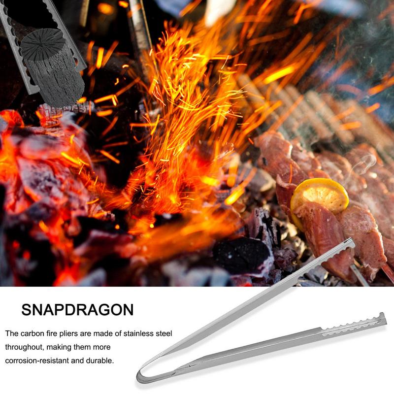 Grilling Tongs Charcoal Tong P - Camping Cooking Fire Pit 评论和价格