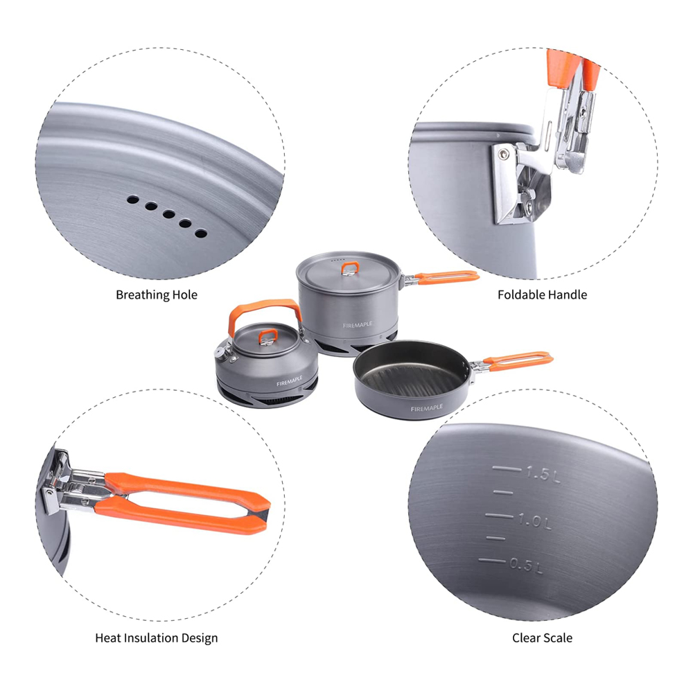 Fire Maple Camping Cookware Ut - Camping Cooking Pack 评论和价格