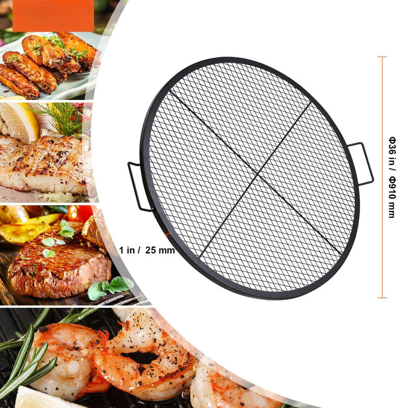 Black Round Cooking Grid 36 In - Camping Cooking Tools 评论和价格