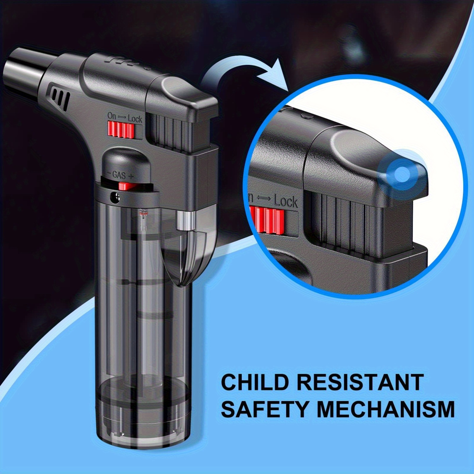 4PCS Butane Torch Lighter Port - Camping Cooking Candle 评论和价格