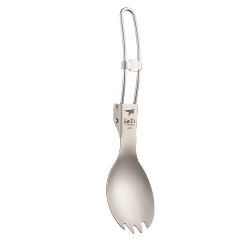 Keith Titanium Spork Foldable  - Camping Cooking Basket 评论和价格
