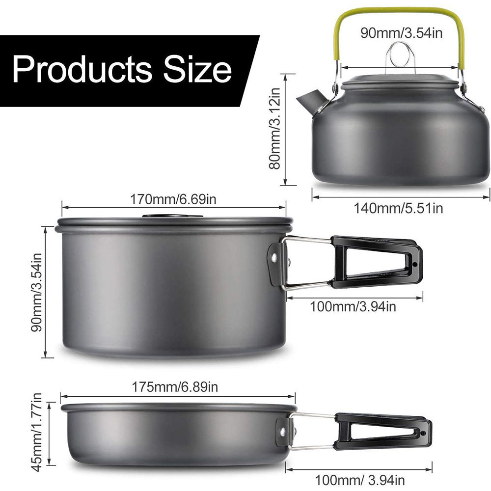 Outdoor camping cookware set m - Camping Cooking Set 评论和价格