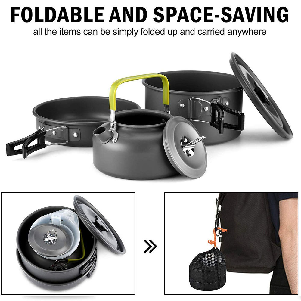 Outdoor camping cookware set m - Camping Cooking Set 评论和价格