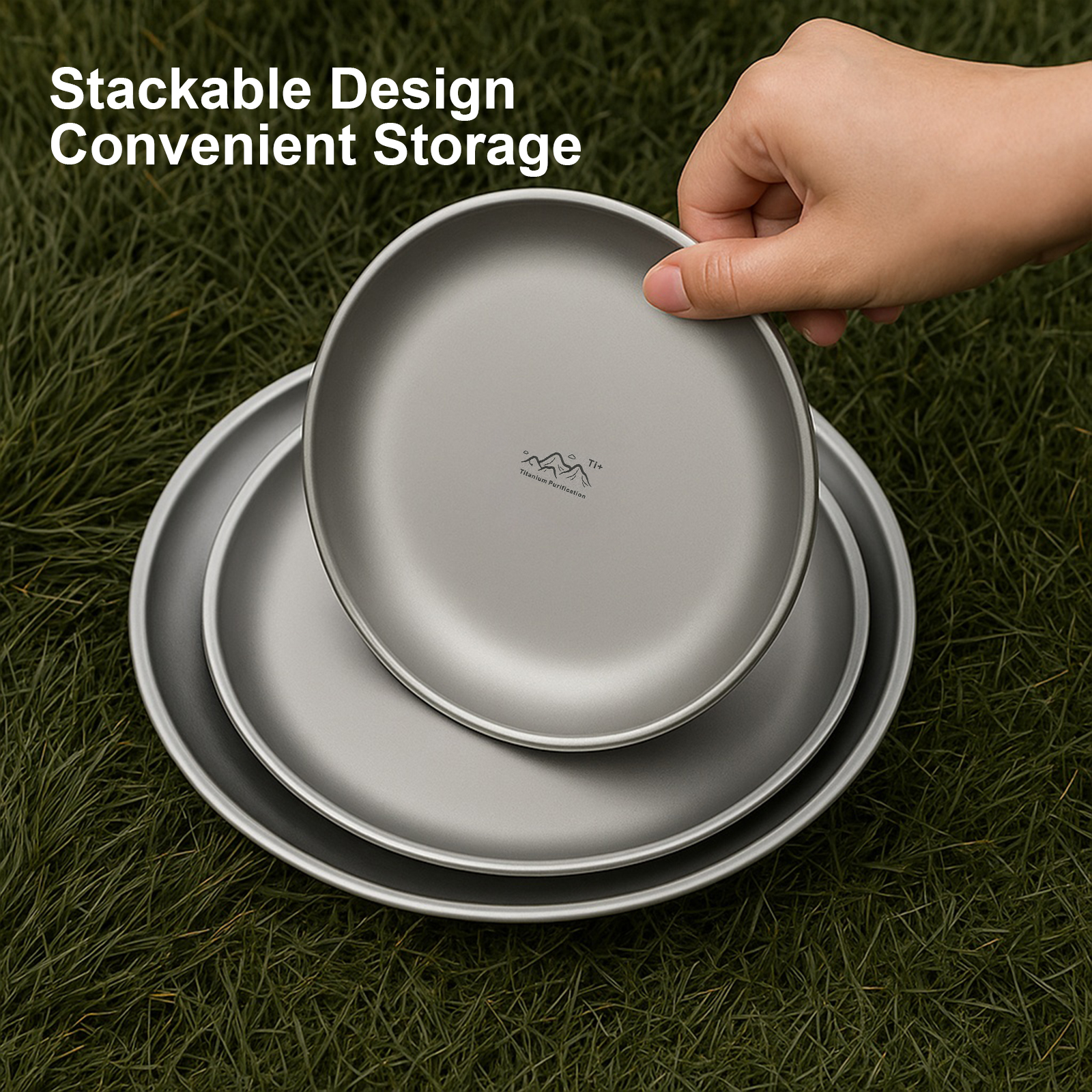 Portable Titanium Purified Sta - Camping Cooking Cutlery Set 评论和价格