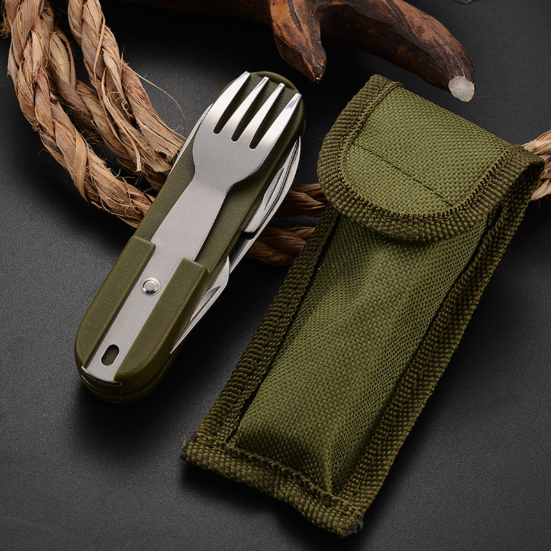7 in 1 Multifunctional Outdoor - Camping Cooking Cutlery Set 评论和价格