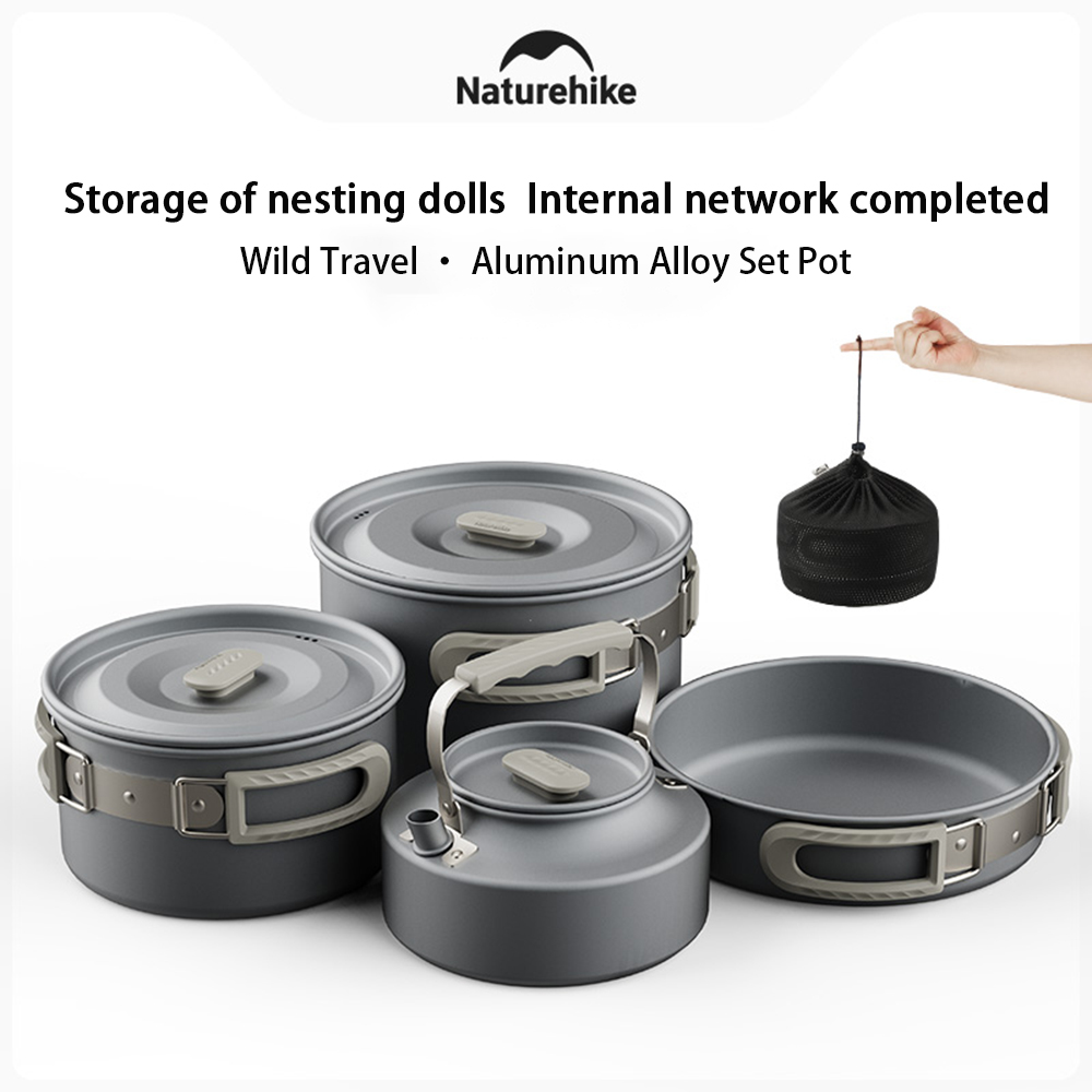 Naturehike Outdoor Pot Set,Cam - Camping Outdoor Cooking Set 评论和价格