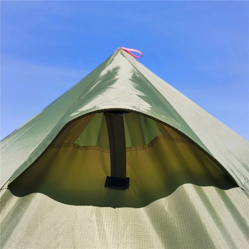 New Pyramid Tent With Snow Ski - Camping Cooking Snow 评论和价格