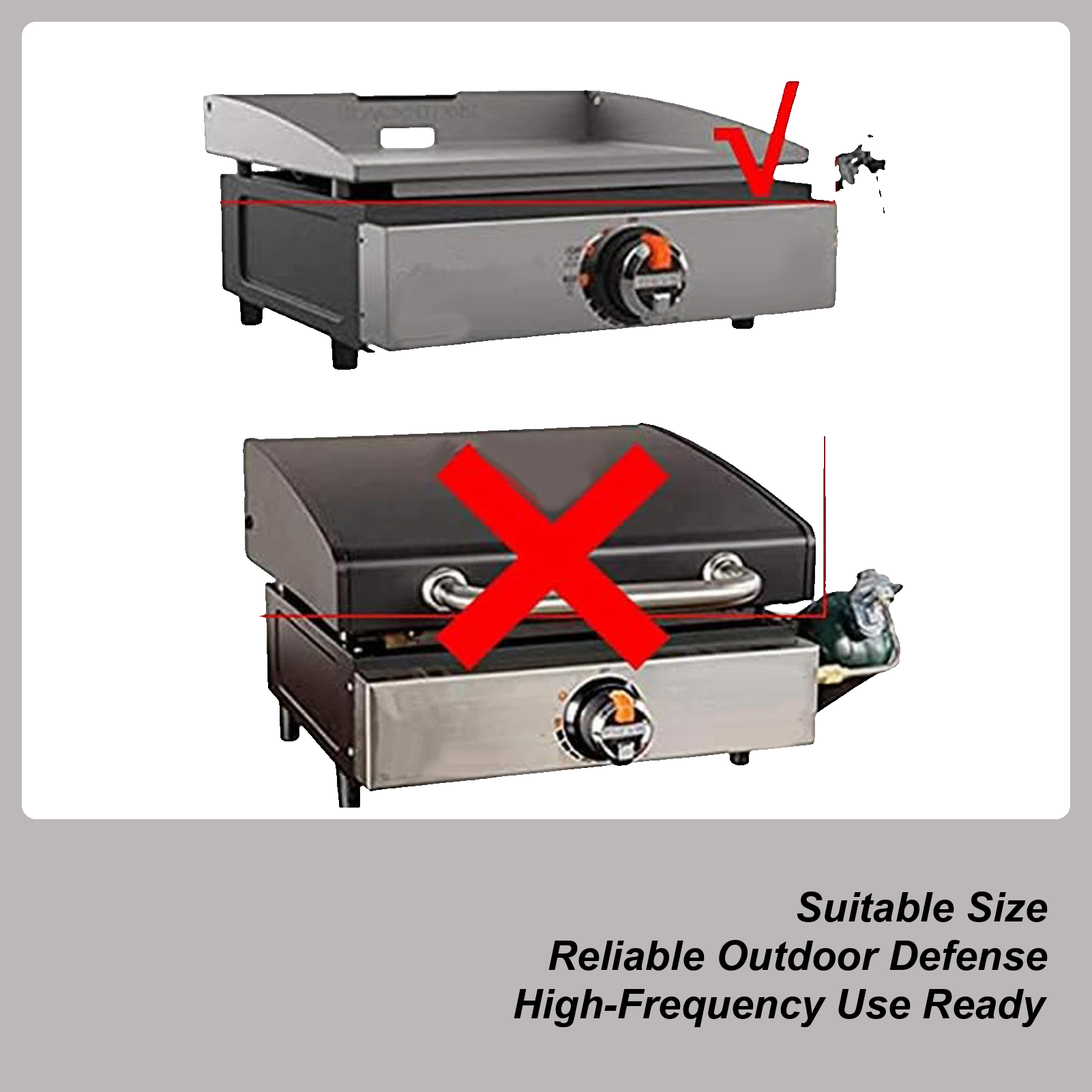 Grilling Cover Heavy Duty Wate - Camping Cooking Cover 评论和价格